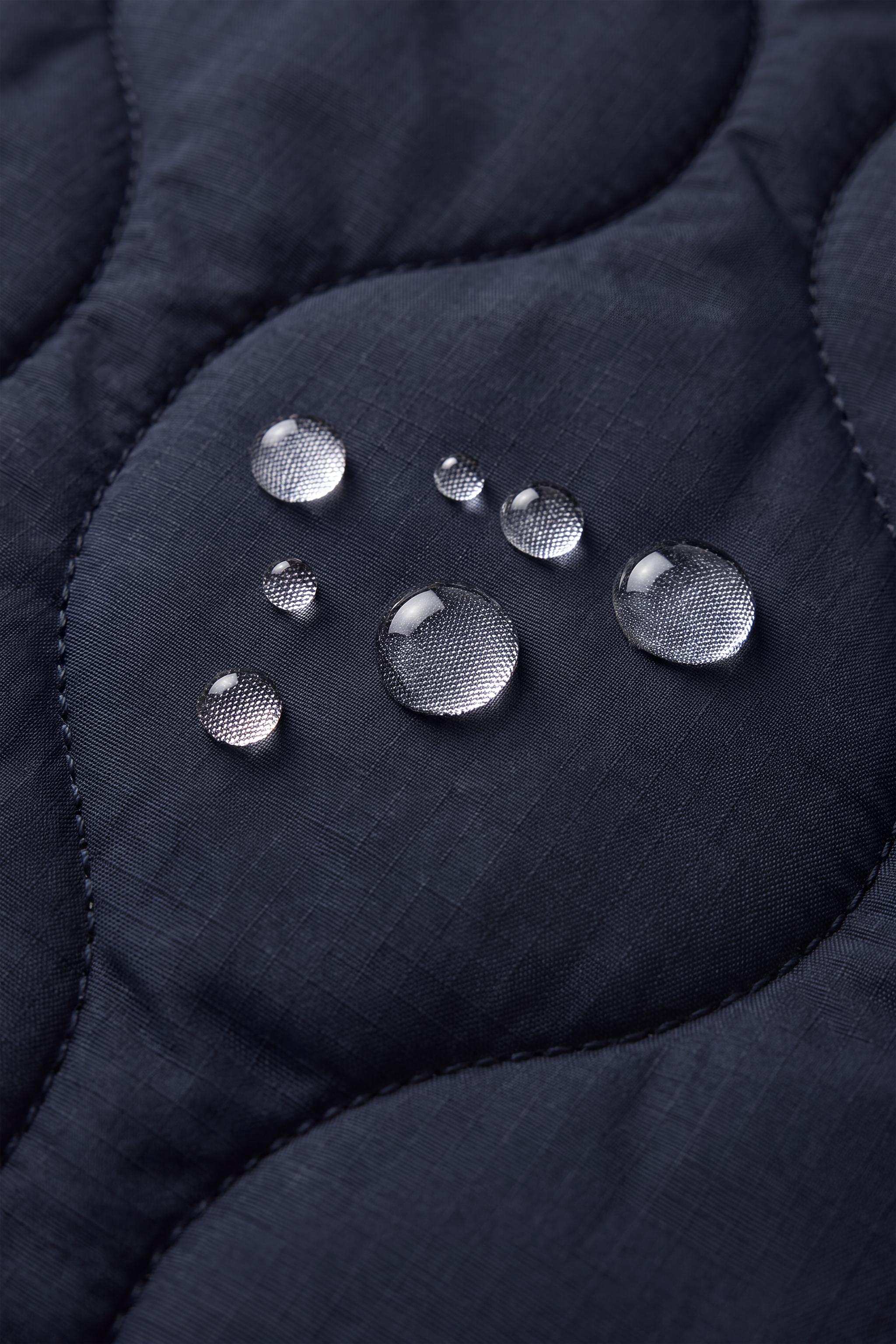 BLOUSON MATELASSÉ À CAPUCHE DÉPERLANT